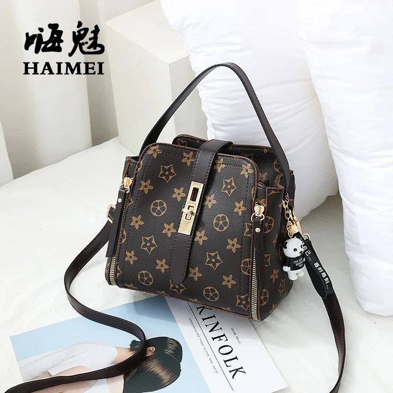 

New Arrival Bag Women's 2019 New Style Spring And Summer-Fashion Korean-style Versatile Fashion Bucket Bag Women's Crossbody Bag