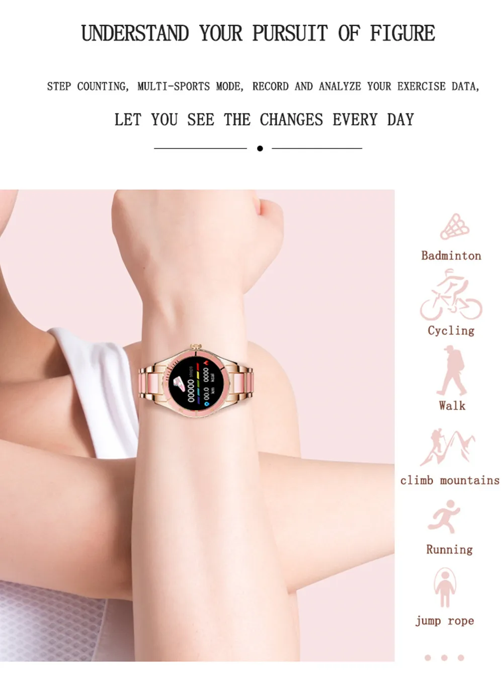 Z73 Bluetooth Call Smart Watch 1.09 Inch Touch Screen Local Music MP3 Player Recording Women Health Bracelet Sports Pedometer