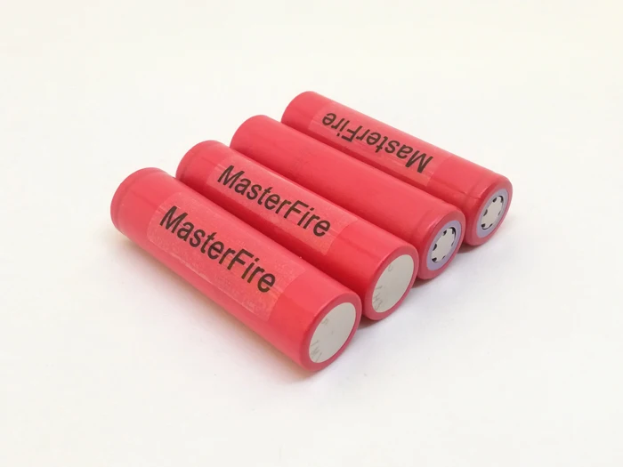 MasterFire 18 шт./лот Sanyo 18650 3,7 V 2600 мА/ч, UR18650ZY литий заряжаемые Аккумуляторы для фонарей