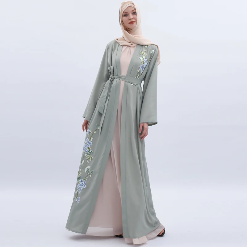 

Open Abaya Kimono Dubai Turkey Muslim Hijab Dress Turkish Islamic Clothing Abayas For Women Kaftan Caftan Robe Musulmane Djelaba