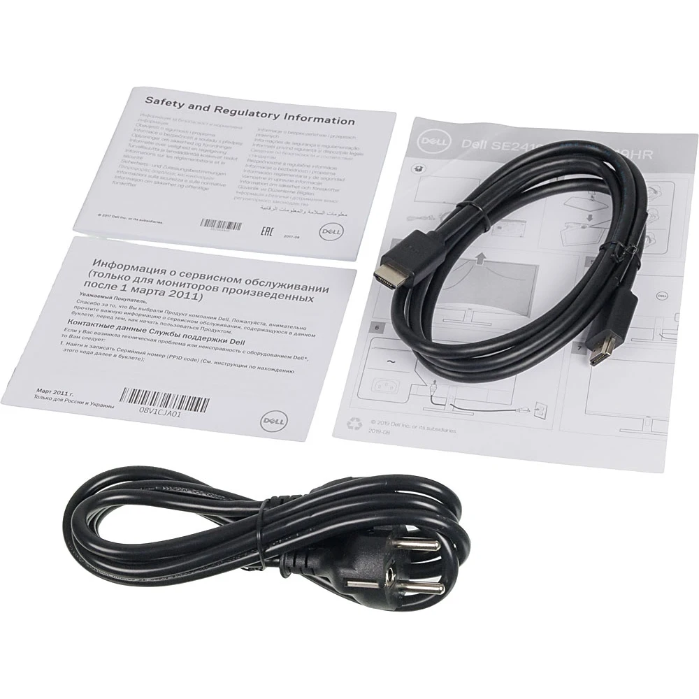 Монитор Dell 23.8" SE2419HR черный IPS LED 16:9 HDMI Mat 1000:1 250cd
