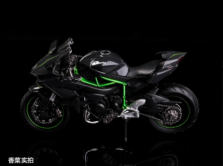 Дешевые игрушки 1/12 Ninja H2R мотоцикл рогающая Тяжелая машина гоночного соревнования уличного спортивного автомобиля для 6 дюймов кукольная коллекция подарки