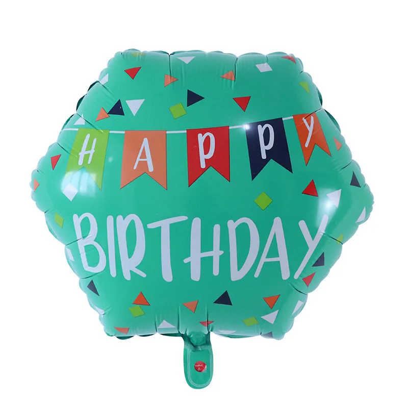 5pcs 22inch Colorful Diamond happy birthday Balloon printing Balloon Wedding Engagement baby shower birthday anniversary Decora