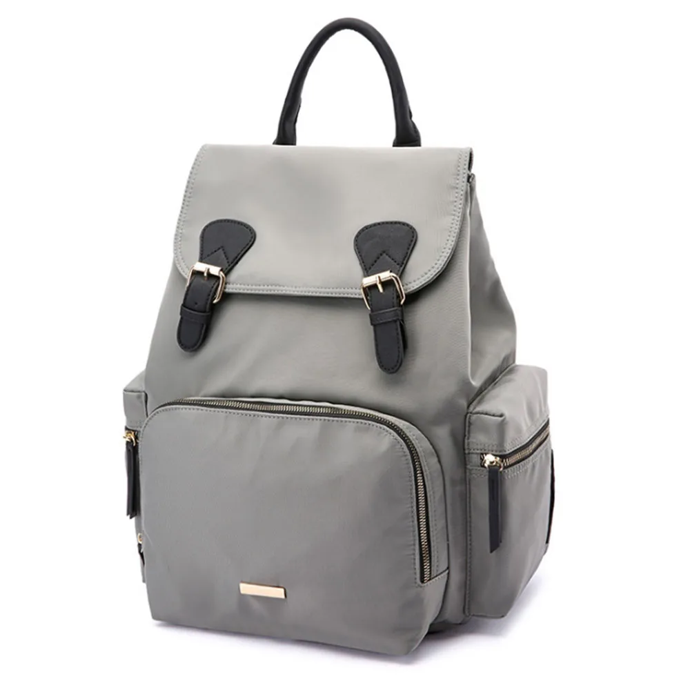 

CYSINCOS Mommy Diaper Bag Waterproof Big Capacity Maternity Backpack For Travel Nursing Infant Clothes Bottle Mother Backpack