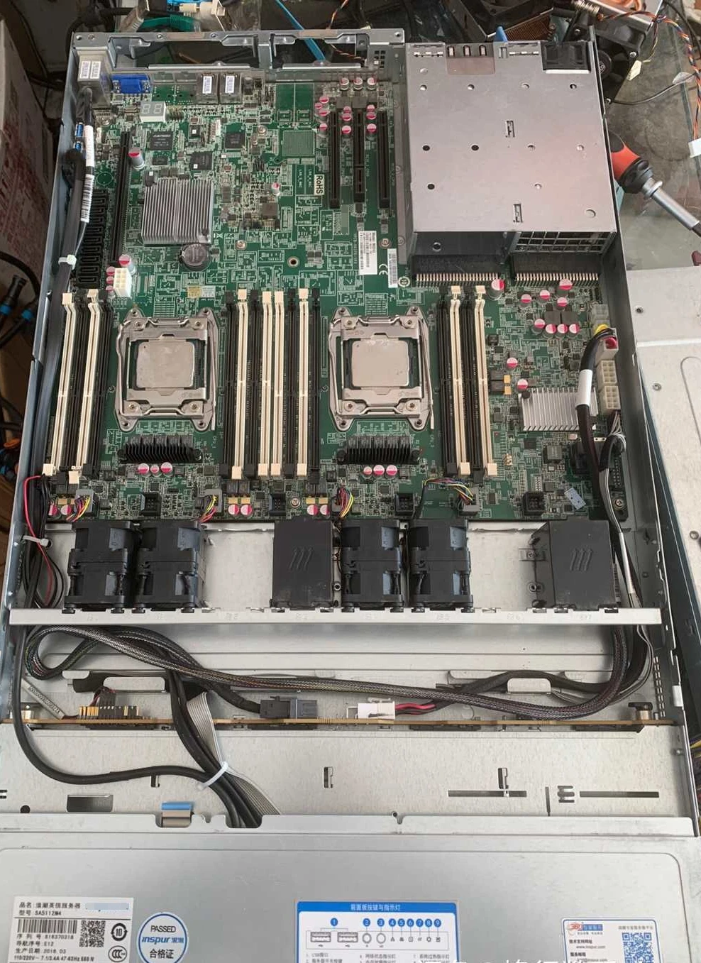 M3248 YZMB-00370-109 YPCB-00370-1P2 용 Inspur SA5112M4 마더 보드