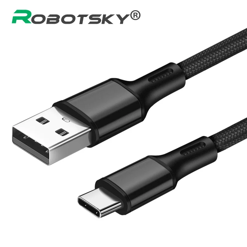 Type C к USB B кабель папа Micro 0 25 м/1 м/2 м нейлоновый плетеный передачи данных для