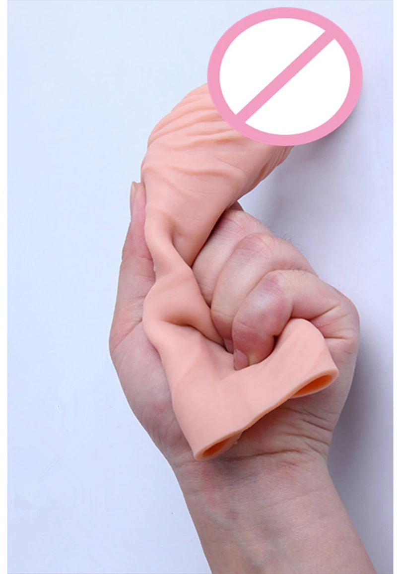 High Quality Penis Enlargement Lengthening Sleeve For Couples Flirting Adult Sex Toy Free Shippingpenis enlargementpenis enlargement sleevepenis sleeve enlarger image