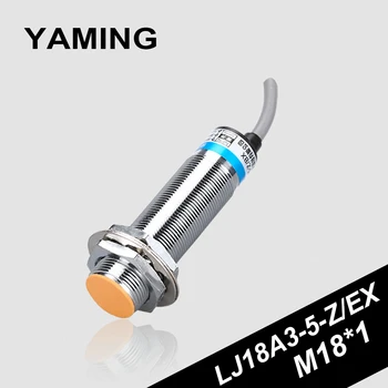 

Metal Shell Proximity Switch LJ18A3-5-Z/EX Long Distance Type Inductive Column Sensor DC Two Wires NO Detecting 5mm