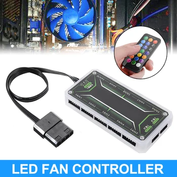 

Pohiks 1pc PC RGB RF Remote Console Wireless Computer Fan Case Controller With Control Panel For Control LED Fan Cooling System