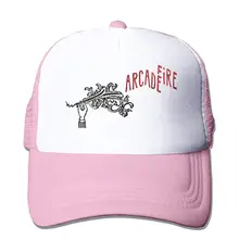 TSDFCArcade огненный Пробуждение прекрасный логотип музыкальной группы Дальнобойщик шляпа бейсбольная Кепка сетка Кепка черная для подростков и взрослых