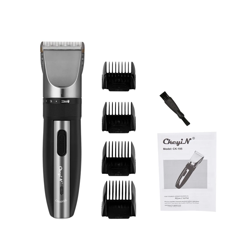 

Cordless Hair Trimmer Professional Beard Trimmer Titanium Ceramic Blade Hair Clipper Barber Electric Hair Cutting Machine