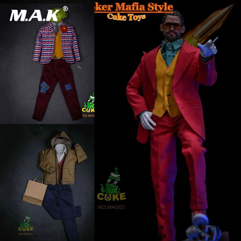 

CUKE TOYS 1/6 Scale Figure Clothes Accessory MA-002/MA-003/MA-004 The Joker Joaquin Casual Costume Suit Model for 12'' Action