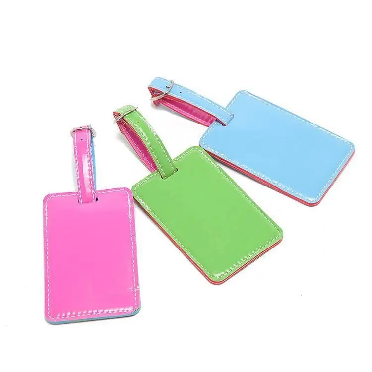

Luggage Card Holder Name Plate Customizable Logo Consignment Tag Identification Card Boarding Check PU Card Holder