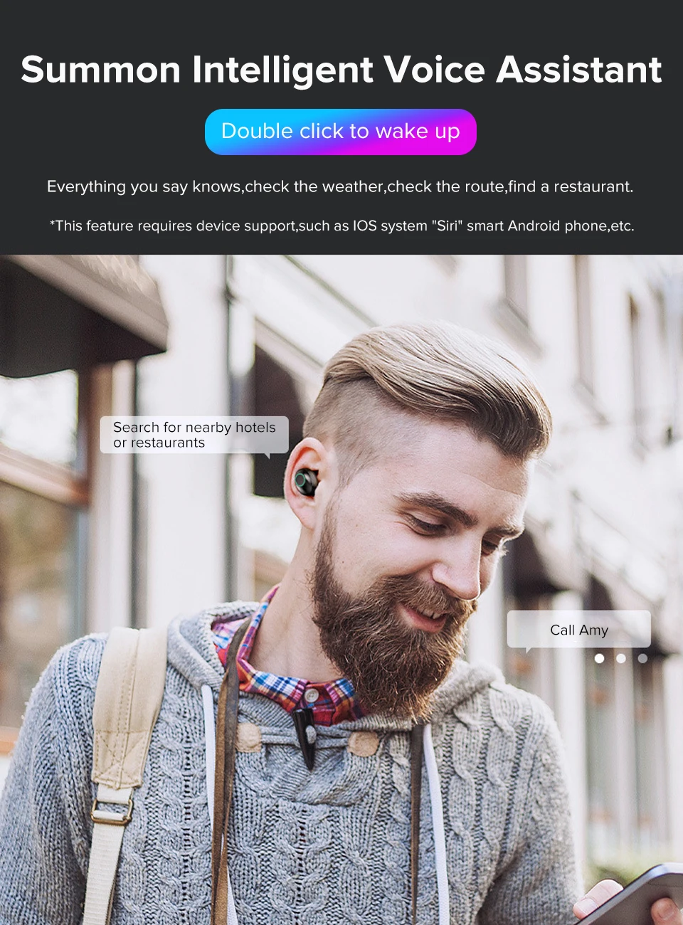 TWS Bluetooth 5,0, наушники с микрофоном, светодиодный дисплей, наушники, беспроводные наушники, водонепроницаемые, с шумоподавлением, спортивные гарнитуры