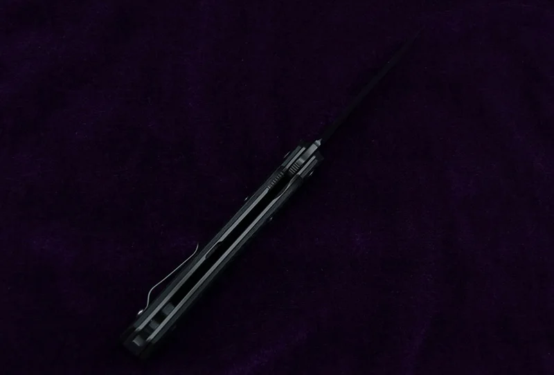 Складной нож TIGEND 1067 Flipper карманный кухонный резец с лезвием D2 CF/G10 и стальной
