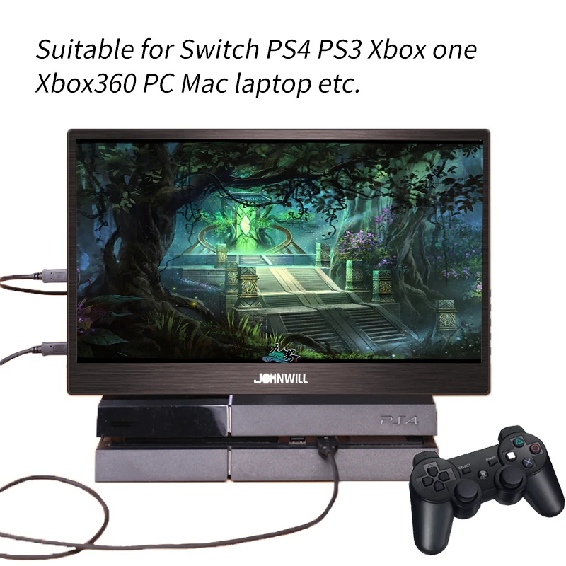 4K портативный монитор PC 15 6 &quotHD IPS Type C HDMI Портативный экран для ноутбука PS4