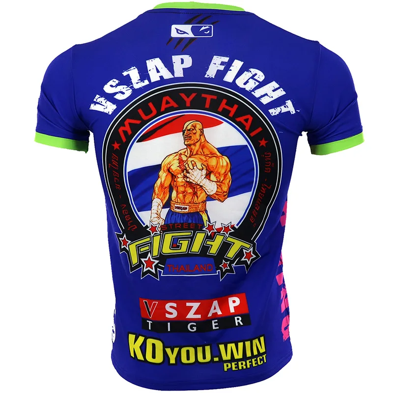VSZAP MMA Муай Тай боксерские шорты муссап мужская спортивная футболка