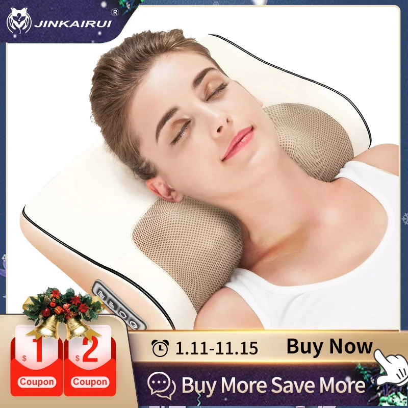 Электрический многофункциональный массажер для шеи Массажная подушка плеч