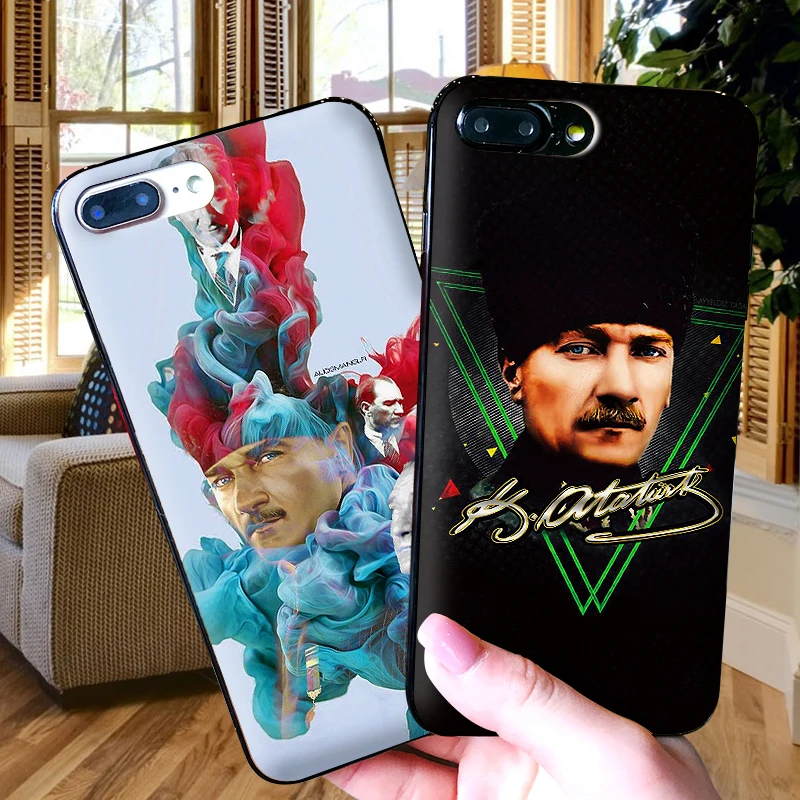 Турция Mustafa kemale Ataturk чехол для iPhone XS Max XR Мягкий силиконовый X 6 6S 7 8 Plus Coque Funda |