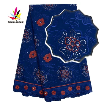 

Dubai Fabric Swiss Lace Net Embroidered Cotton Embroidered Latest Flower Patterns Designs Dry Lace Fabric African AMY2533B