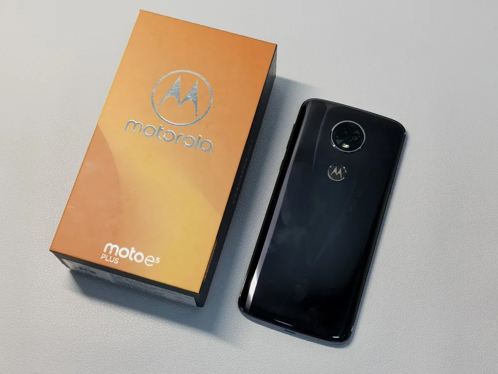 Мобильный телефон Motorola MOTO E5 Plus с глобальной прошивкой, 4G, 64G, Восьмиядерный процессор Snapdragon 430, 6,0 дюйма, отпечаток пальца, 5000 мАч