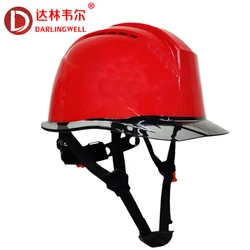 Casque de sécurité à bord Transparent, casquette de travail de sauvetage pour l'équitation en plein air 
