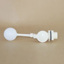 White Plastic Adjustable Auto Fill Float Ball Valve Water Control Switch For Water Tower Water Tank