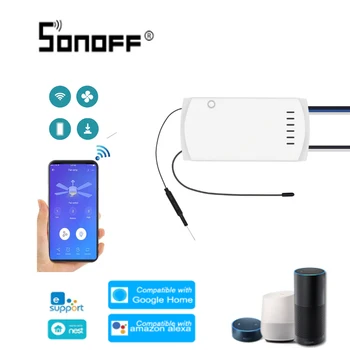 

SONOFF IFan03 WIFI Ceiling Fan And Light Controller Smart Home Switch STOCK Dropshipping For Alexa APP Switch