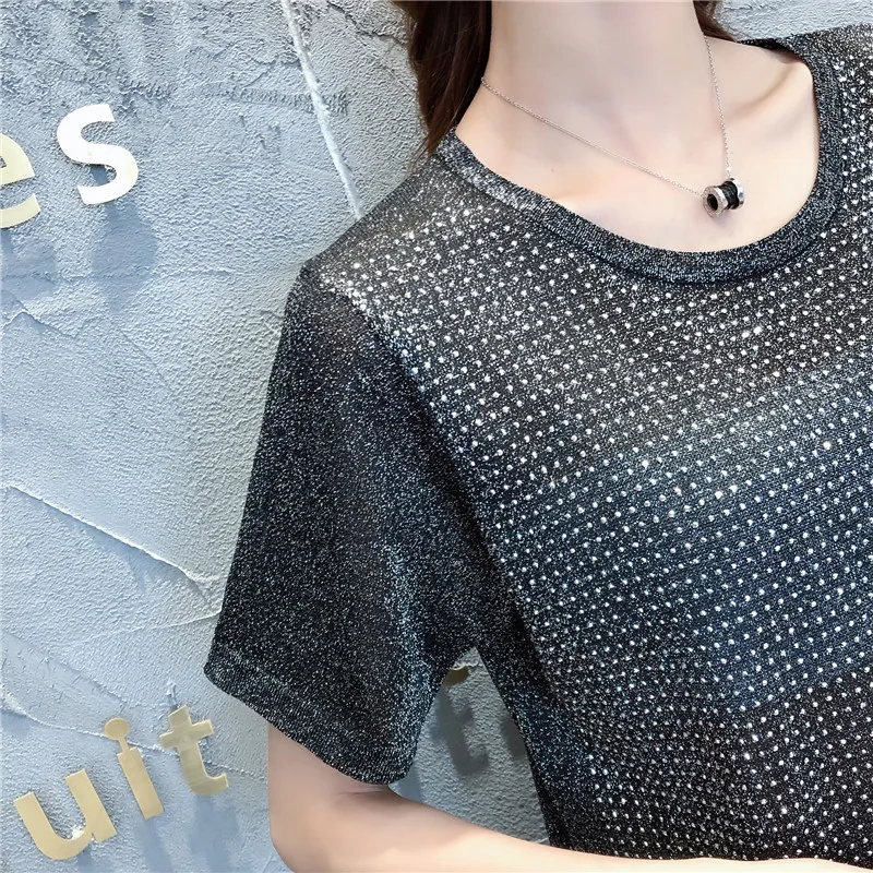 9242 real shot new bright diamond round neck short sleeve 35- 3 rows of 2 shelves in the attic