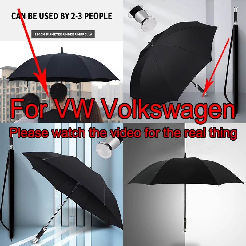 Protector solar sombreado y UV, paraguas supergrande VW Volkswagen Tiguan Touareg Passat B5 B6 B7 Polo 2003 2008 Golf|Sets de paraguas| - AliExpress
