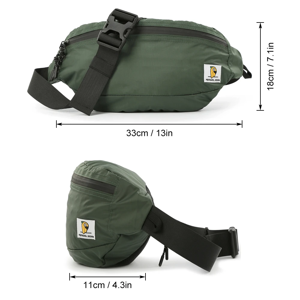 NEW Waist Pack Bag 6.5L Pack Men Women Waist Bag Belt Chest Handbag for Workout Travel Casual Running Hiking Cycling