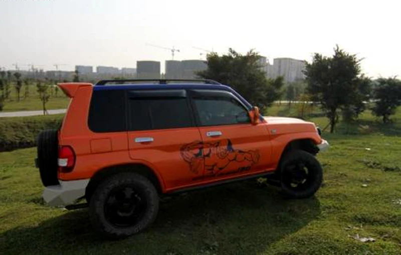Высокое качество ABS Материал автомобильный спойлер для mitsubishi pajero IO 1996-2004 праймер цвет украшение в виде хвостового крыла задний спойлер багажника