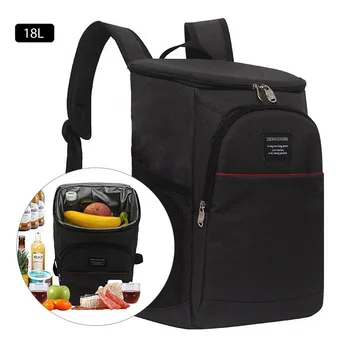 

18L Cooler Bags Backpack Picnic Camping Waterproof Insulated Rucksack Refrigerator Bag Ice Cooling Thermal Lunch Box Unisex