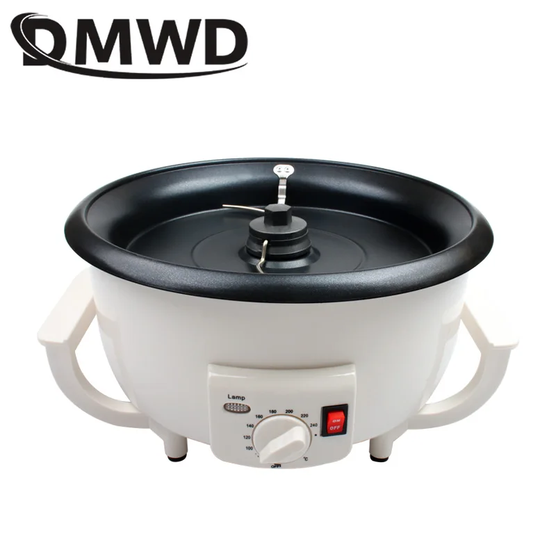 DMWD 110 V/220 V аппарат для обжарки кофе сушеные фрукты арахисовая фасоль духовка сушилка зерна кофе бобы обжарки машина ЕС США Plug