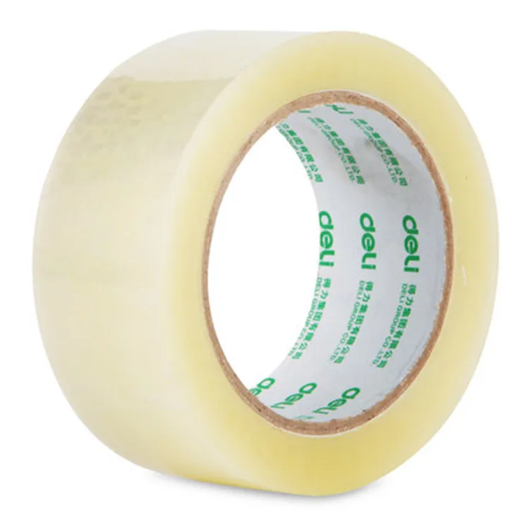 

Deli Adhesive Tape 30335 through Sealing Adhesive Tape 60 Mm * 200Y Transparent Tape Wide Adhesive Tape Packaging Adhesive Tape