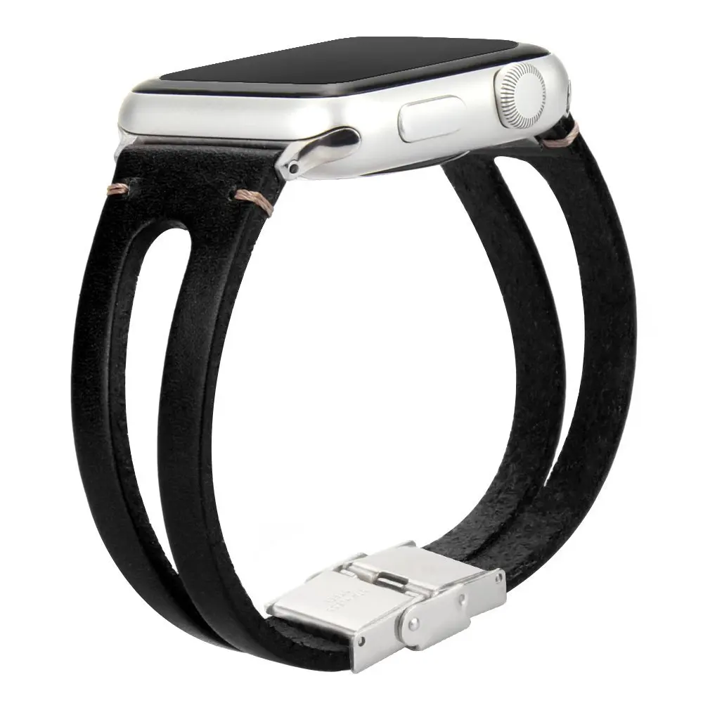 Для Apple Watch Series 5 4 3 2 ремешок ручной работы из бусин ретро кожаный браслет ремешок для iWatch 40 мм 44 мм 38 мм 42 мм браслет ремень
