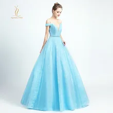 Небесно-голубое платье с открытой спиной для выпускного с милым бантом и открытыми плечами, 16 милых праздничных вечерних платьев, винтажное кружевное вечернее платье в пол
