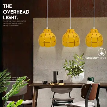 

E27 LED Pendant Lights Chandelier Lamp Minimalist Modern Nordic Wrought Iron Chandelier for Home Living Room