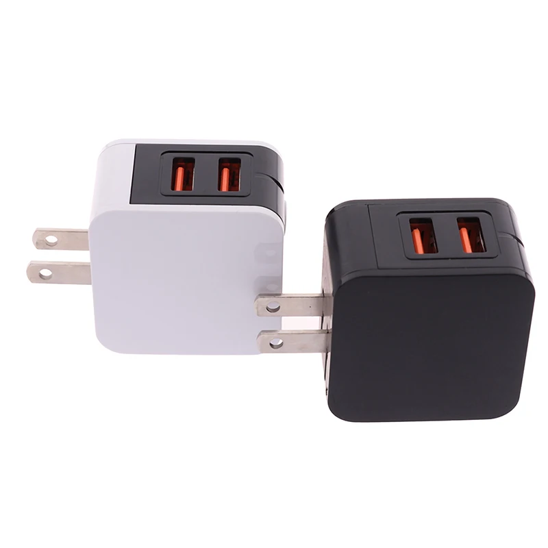 Светодиодный дисплей 2USB US Plug Интеллектуальный адаптер питания для быстрой зарядки 1 шт
