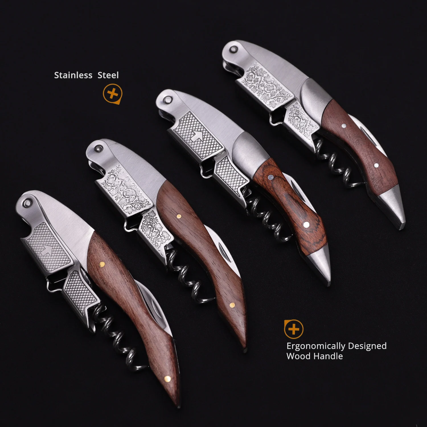 Corkscrew Beer Bottle Opener Foil Cutter wine opener