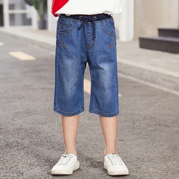 

High Quality shorts kids boys Denim Shorts 2020 Summer Casual Solid Soft Cowboy Shorts Boys Jeans Shorts 3-13Y Toddler Clothing