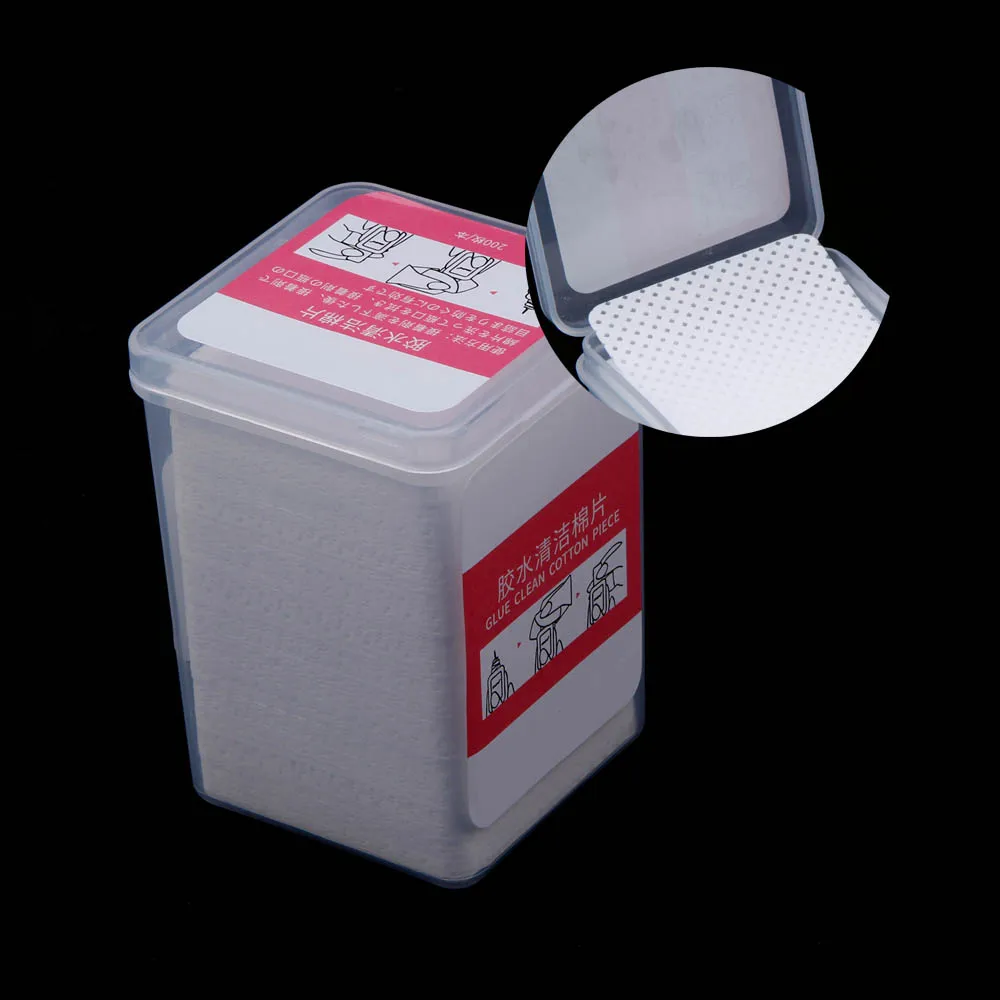 200/400 шт. Для удаления лака для ногтей ватный коврик УФ удаление лака ...