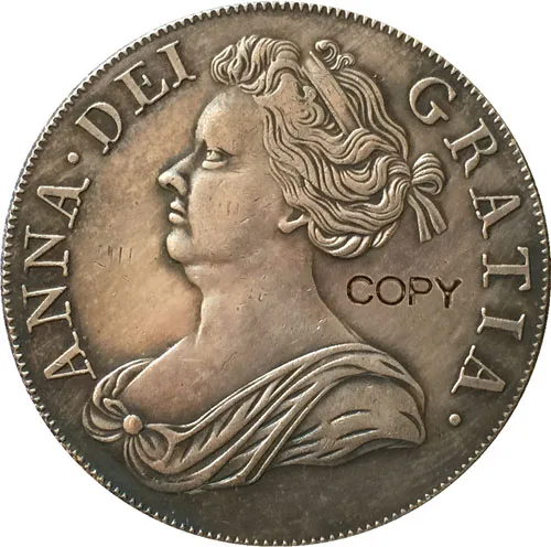 

United Kingdom 1713 1 Crown - Anne copy coins