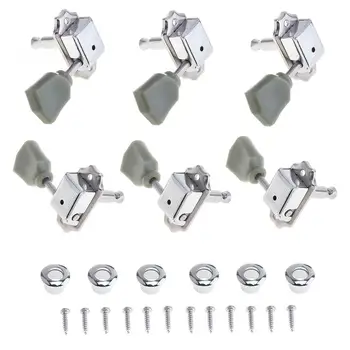 

Guitar Tuning Pegs 6pcs Retro Acoustic Electric 3R+3L Machine Heads Tuner fit for Gibson Guitar
