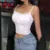 Sexy 2019 Summer Women Ruffles Tank Top Fashion Ladies Sleeveless Strapless Ruched Slim Crop Top Camisole Female Clothing Tanks 1