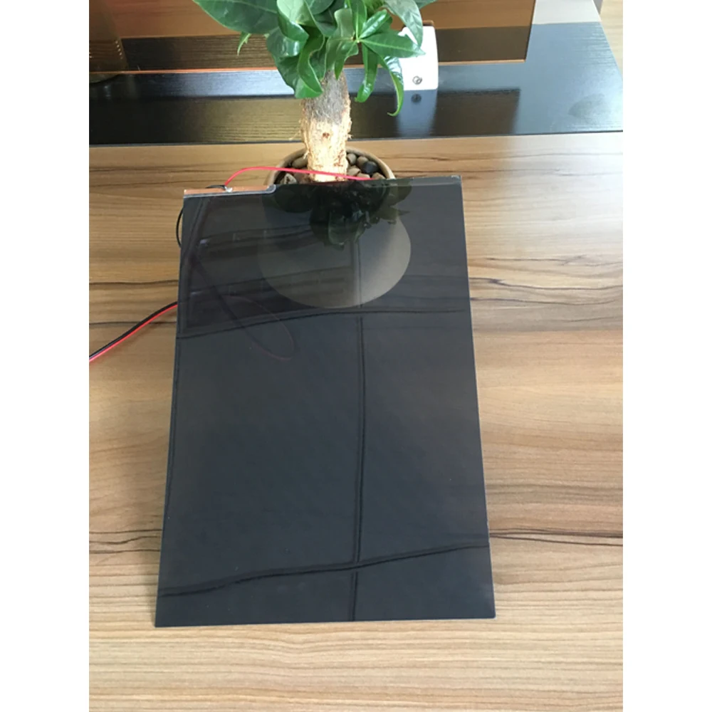 Sunice 2pcs A4 Sample PDLC Switchable smart film Electrochromic Film Switchable Glass Vinyl Privacy glass decor 210mmx297mm