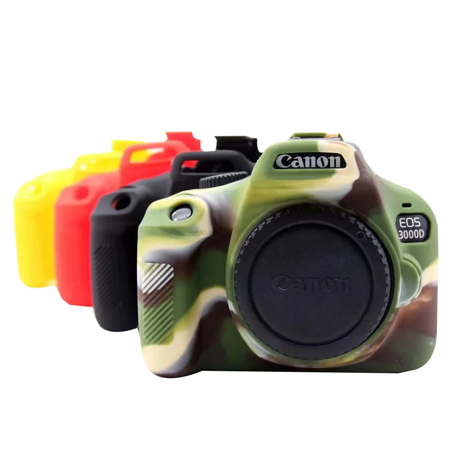 Мягкие силиконовые чехлы для Canon EOS 3000D/4000D камера защитная крышка корпуса резиновый чехол для eos 3000D 4000D камеры сумки аксессуары