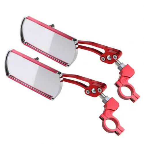 Red 2pcs 1/2 шт. на велосипеде, мотоцикле, классический зеркало заднего вида гибкий зеркало заднего вида - Цвет: Red 2pcs
