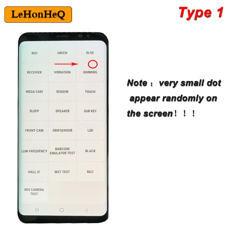Super AMOLED LCD For Samsung Galaxy S8 LCD Display