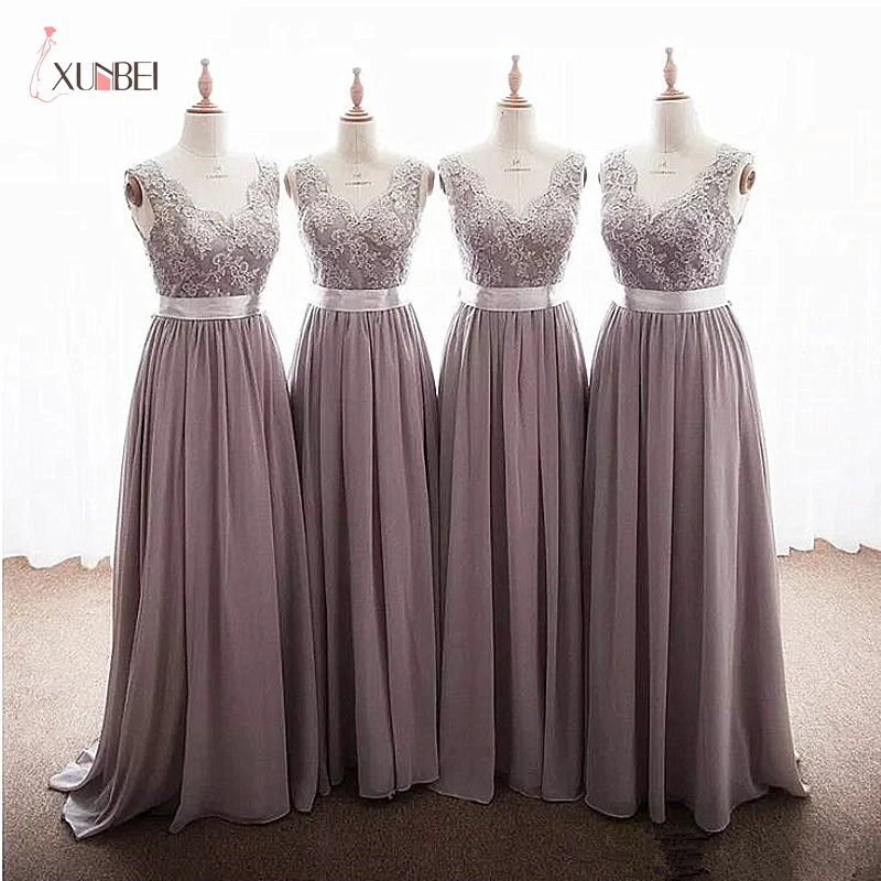 

New Arrivals Elegant A Line V Neck Prom Dresses Long 2019 Prom Dresses Appliques Backless Guest Dresses With Sashes XT001